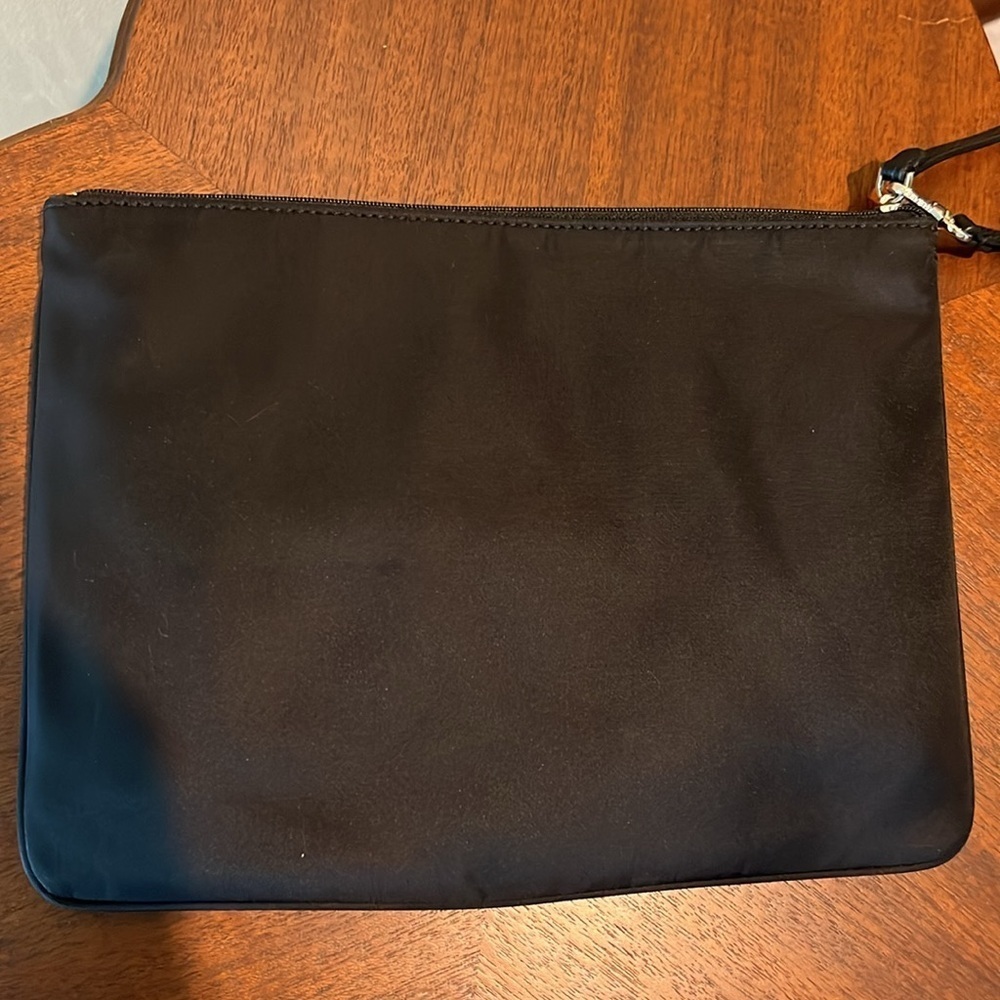 Kate Spade   Wristlet  tablet pouch Nylon  black  make up/ Cosmetic bag 
NWOT - Picture 6 of 15
